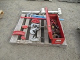 ASSORTED PIPE BENDERS, CUTTERS, CLAMPS, & CONDUIT BENDERS