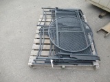 (6) OUTDOOR FOLDING CHAIRS & TABLE