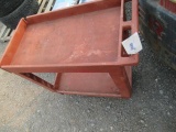 RUBBERMAID ROLLING PLASTIC TOOL CART