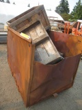 6' L X 4' W X 4' H METAL CONTAINER