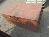4' X 2' X 2' METAL STORAGE BOX, *LOCKED, NO KEY