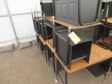 (10) 34'' X 20'' ADJUSTABLE HEIGHT SCHOOL DESKS