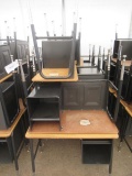 (10) 34'' X 20'' ADJUSTABLE HEIGHT SCHOOL DESKS