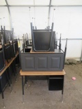 (10) 34'' X 20'' ADJUSTABLE HEIGHT SCHOOL DESKS