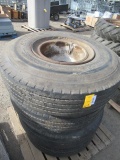 (4) (UNKNOWN MAKE) 10.00 R15TR TIRES