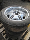 (4) SYNERGY BW231 P275/45R20 TIRES ON UNIVERSAL ALUMINUM WHEELS