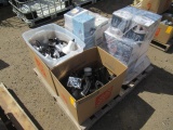 (6) HAMPTON BAY WALL LANTERNS, APPROX (14) CLIP LIGHTS, & ASSORTED WALL LIGHTS