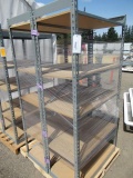 (2) 6' H X 4' W X 18'' D 5-SHELF STORAGE RACKS
