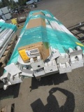 (15) 8' FLUORESCENT LIGHTS & BOX OF (18) 8' BULBS