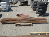 REBAR BENDER & ASSORTED REBAR
