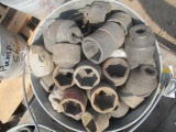 BUCKET OF ASSORTED 3/4'' & 1'' DRIVE SOCKETS