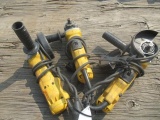 (3) DEWALT DWE402 4 1/2'' ANGLE GRINDERS