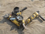 (3) DEWALT DWE402 4 1/2'' ANGLE GRINDERS