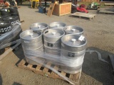 (6) 15.5GAL EMPTY KEGS