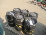 (6) EMPTY DAS PLUS KEGS