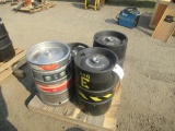 (4) ASSORTED EMPTY KEGS