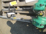 (2) FEATHERLITE FL20 15'' CUT 20CC GAS ENGINE WEED EATERS