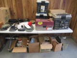 ASSORTED MINI TANKS, MINI PLANES, MINI FIGURINES, WAR REENACTMENT HATS, & WAR/MILITARY ACCESSORIES