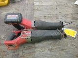 (2) MILWAUKEE 18V SAWZALLS