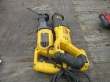DEWALT DW303 CORDED SAWZALL, & DEWALT DC5380 20V SAWZALL *NO BATTERY/CHARGER