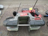 MILWAUKEE 6230 CORDED PORTABLE BANDSAW & MILWAUKEE 27290-20 18V PORTABLE BANDSAW W/ BATTERY *NO