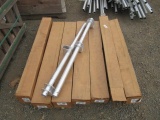 (9) ALUMINUM CLAMP POSTS FOR A HAND RAIL SYSTEM