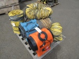 (2) FANS & ASSORTED VENT DUCTS
