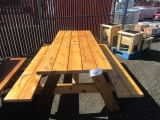 6' X 28'' CEDAR PICNIC TABLE