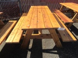 6' X 28'' CEDAR PICNIC TABLE