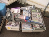 ELECTROLUX UPRIGHT VACUUM, ROTATOR, NAVIGATOR, ROCKET, HOOVER WINDTUNNEL VACUUM, & (3) SHARK VACUUMS