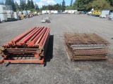 (15) 50'' X 46'' SHELVING FOR PALLET RACKS, PALLET RACKING - (9) 9' X 43'' UPRIGHTS & (14) 10' CROSS
