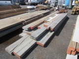 ASSORTED LENGTH/SIZE 4 X 4/ 4 X 8/ 4 X 12 WOOD BOARDS