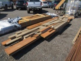 ASSORTED LENGTH/QUANTITY 2 X 10/ 2 X 8/ 2 X 4/ 1/2 X 5/ 1/2 X 6 WOOD BOARDS