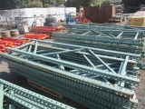 (13) 10' H X 36'' D PALLET RACKING UPRIGHTS