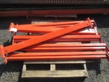 (6) 5' 4'' PALLET RACKING CROSS ARMS