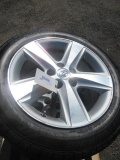 (4) MAZAMA LUXURY TOURING 215/55R17 TIRES ON TOYOTA 5 LUG WHEELS