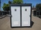 2023 SIMPLE SPACE PORTABLE RESTROOM W/ (2) SEPARATE STALLS (UNUSED)