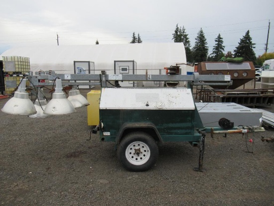 2004 TEREX RL4060D-4MH LIGHT CONSTUCTION (4) LIGHT TOWER TRAILER