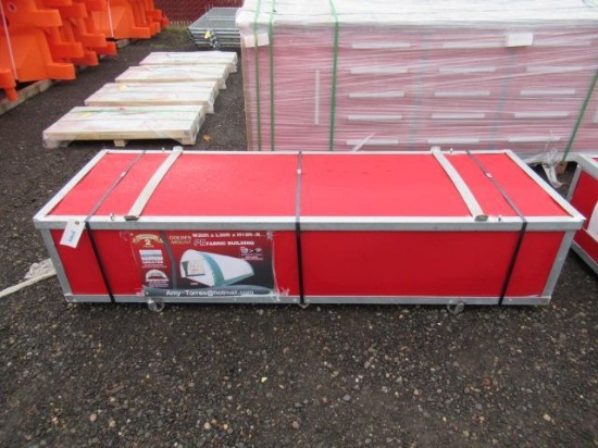 2023 GOLDEN MOUNT 20' X 30' X 12' FABRIC STORAGE BUILDING (UNUSED)