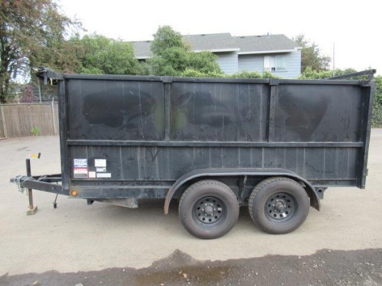 2022 STELLAR TANDEM AXLE 12' DUMP BOX UTILITY TRAILER