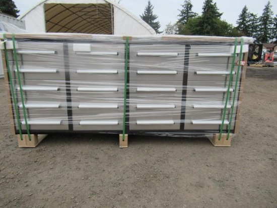2023 STEELMAN 7' 20-DRAWER STAINLESS STEEL WORKBENCH (UNUSED)