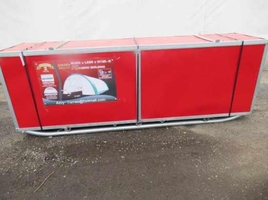 2023 GOLDEN MOUNT 30' X 65' X 15' FABRIC STORAGE BUILDING (UNUSED)