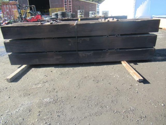 (12) 12' X 11'' X 10'' RAILROAD TIES