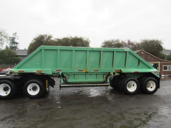 1991 FRUEHAUF DES-M2-M20/28 BULLY DUMP TRAILER