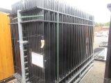 (24) 10' X 7' WROUGHT IRON FENCE PANELS W/ (25) POSTS (UNUSED)