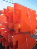 (10) 6' 5'' L X 21'' D X 3' H WATER FILLED INTERLOCKING BARRIER ROO GUARDS