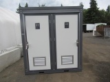 2023 BASTONE PORTABLE TOILET W/ (2) SEPARATE STALLS (UNUSED)