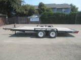 1999 ASSEMBLED 6' X 18' FLATBED TRAILER