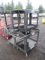 2' X 3' DOUBLE TRAY ULINE CART, 30'' X 12' FLAT TOP CART, & (2) 2' X 3' DOUBLE TRAY RUBBERMAID CARTS