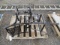 (2) METAL SWIVEL CHAIRS
